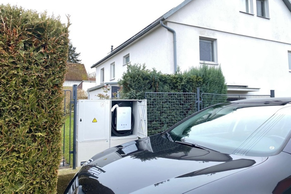 Ukázka nabíječky pro elektromobily